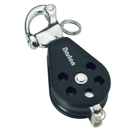 Barton Marine Series 3 Single Snap Shackle & Becket Block - 45mm