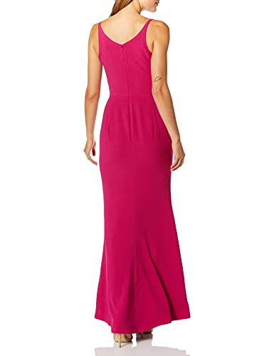 Image of Iris Spaghetti Strap Plunging Long Dress