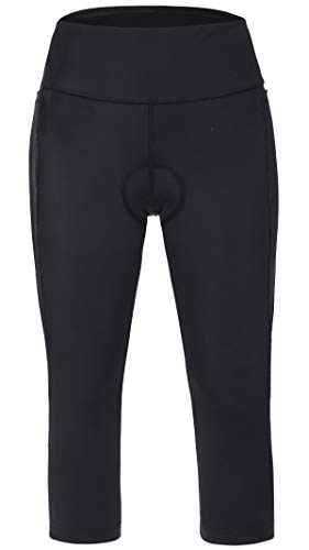 image for Fulbelle Womens Bike Shorts, Tummy Control Squat Proof Snug 3/4 Cyclin