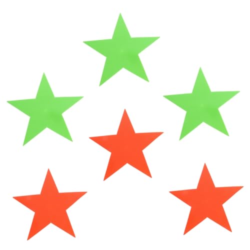 BESPORTBLE 6pcs Star Shape Anti-Slip Carpet Markers Classroom Floor Markers Line up Spots for Home School