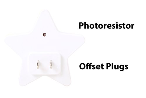 Pack de 4 luces nocturnas LED con sensor para niños miniatura 4