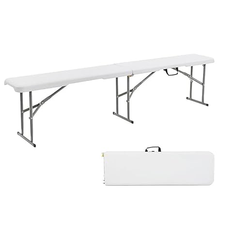 Banco dobrável ao meio 1,80m