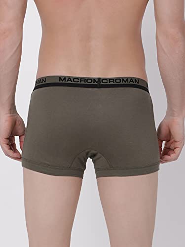 Image of Macroman M-Series Magne Classic Boxer Shorts for Men in Compact Cotton Fabric with Comfort and Style