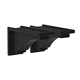 Mayne Inc Fairfield Decorative Brackets, 2-pack, Black