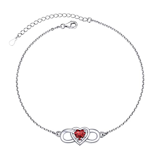 Tobillera infinito plata personalizable para lucir en playas y verano