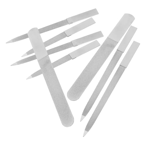 BELLIFFY 8 Zbg ʒ܂₷ v nail file oJ Lbg lCXebJ[ Nbp[ ܂₷obt@[ ʃ}j t@C XeX| Silver