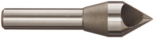 KEO 53503 Cobalt Steel Single-End Countersink, Uncoated (Bright) Finish, 60 Degree Point Angle, Round Shank, 3/8