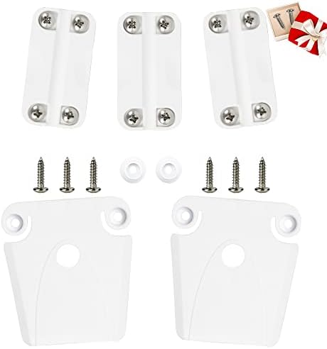 SAINTAGO Cooler Hinge and Latch Set| Cooler Hinges Replacement Parts & Cooler Latch Replacement (2 Latches with 2 Posts, 3 Hinges, 20 Screws) | Cooler Hinges Replacement Compatible with Igloo Cooler