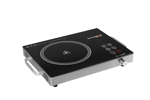 Image of BLOWHOT BL-400 2200-Watt Feather Touch Infrared Induction Cook Top (1 Year on Coil, PCB, Fan) - (Black)