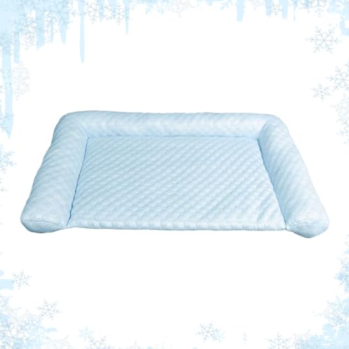 yupeuooe ペット冷却マット, 猫用冷却マット, 子犬用アイスシルク通気性洗えるマット 夏季 屋外 庭 旅行 アパート パティオ ケージ