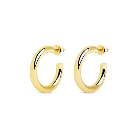 Singularu ® Nairobi Gold Hoop Earrings Cover