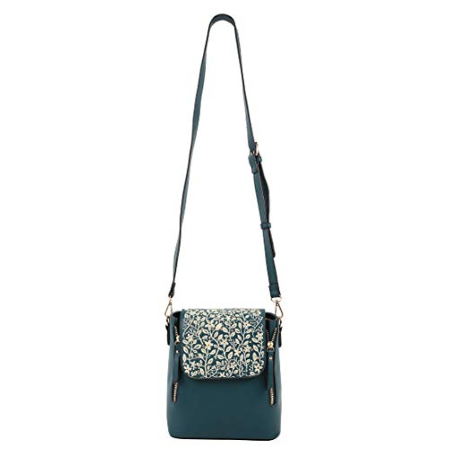 Image of Chumbak Crossbody Sling Bag for Women | Stylish Printed Canvas Box Sling bag | Multipurpose Daily use Bag for Office /College /Travel