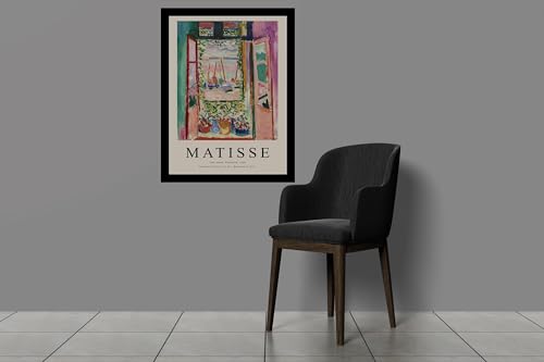 Image of BLINKART Trendy Abstract Matisse Wall Art Painting Print Design Aesthetic Wall Decor Photo ArtWork Frame Decoration Hanging For Home Bedroom Living Room Office Wall Decor (13 * 10 inches) T0010