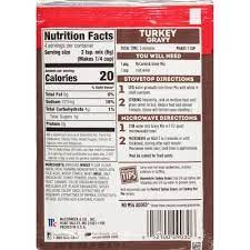 McCormick Turkey Gravy Salsa 24 g Pack de 3