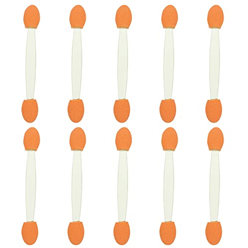 100pcs Double Ended Eyeshadow Brush Beauty Tools Beauty Sponges Double-sides Eye Brush Dual Ended Makeup Brush Eyeshadow Stick Makeup Tool Double Sided Emulsion Cosmetic