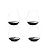 Produktbild Riedel The Big O Crystal Pinot Noir Stemless Wine Tumbler, Set of 4 by Riedel