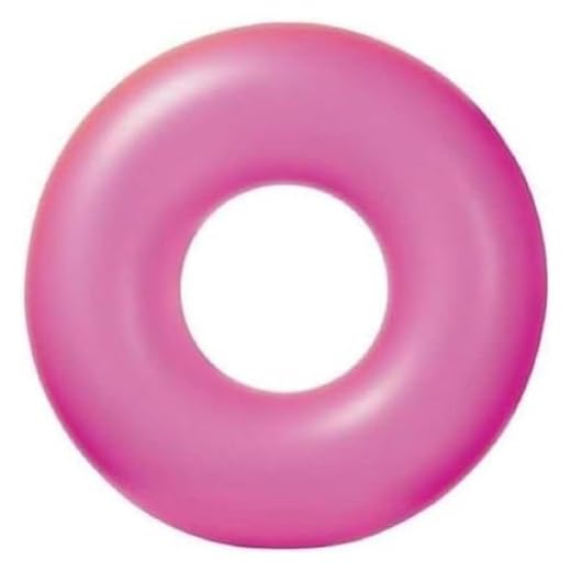 Intex 59262NP Neon Lifebuoy, Yellow, Fuchsia, Orange, 91 cm