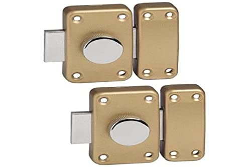 Bricard 1211 Jeu 2 Verrous Eco à bouton 45 mm s'entrouvrant 4 clés