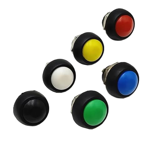 Interruptor pulsador momentáneo PBS-33B ideal para paneles de control domésticos y simulación 2