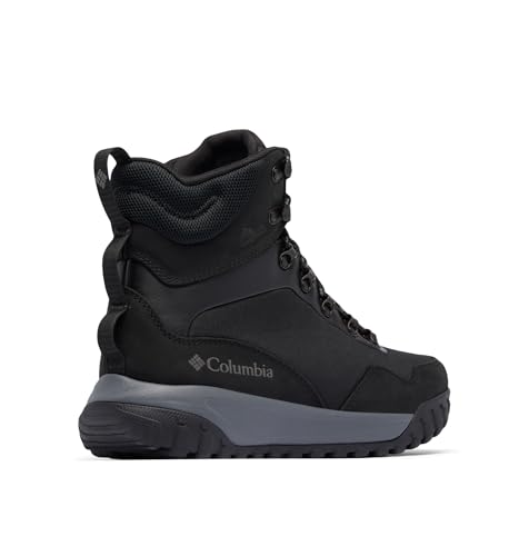 Columbia Men's Burnsider Omni-Heat Infinity Waterproof Hiking Boot, Black/City Grey, 9.5