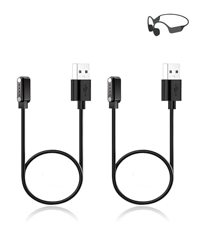 Cordon de charge USB stable compatible Rhyfell Swim 5 avec lot de 2 câbles magnétiques robustes