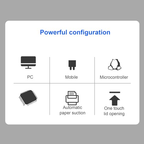 Image of Serial Port Printer Module with 58mm Print Width, 203dpi, BT, USB, TTL, RS232 Connectivity, 58mm Embedded Thermal Printer for POS Systems