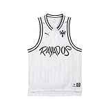 PUMA Men's Club World Cup Jersey, Monterrey-Feather Gray White-All Over Print