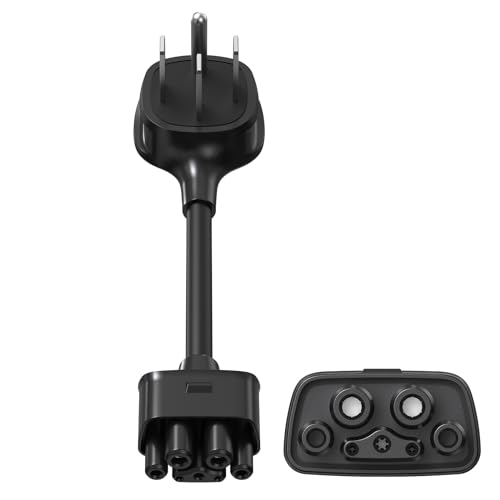 TOKREAL NEMA 14-50 Adapter for Tesla Gen 2 Mobile Portable Charger Connect Be Used Tesla Mobile Charger to NEMA 14-50 250V Outlet at 32 Amp Portable Tisl Charger Adapter14-50 Length 11 black