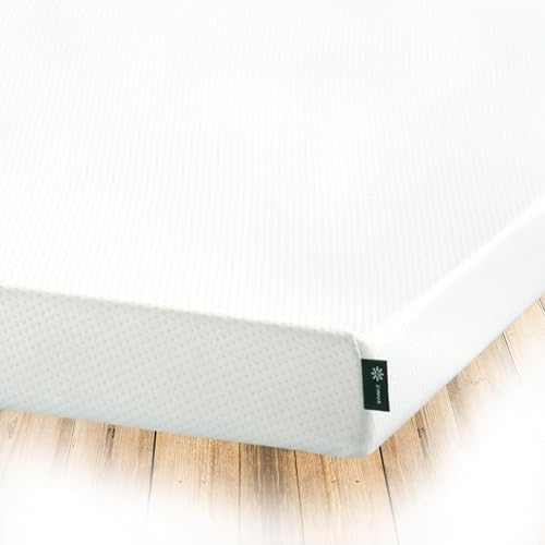 ZINUS Single Mattress - Memory Foam - 90x190cm/3x6ft - Height 13cm/5in - Medium Firmness - Orthopaedic Support with Comfort foam - Green tea Designed in UK standards ZINUS Single Mattress - Memory Foam - 90x190cm/3x6ft - Height 13cm/5in - Medium Firmness - Orthopaedic Support with Comfort foam - Green tea Designed in UK standards