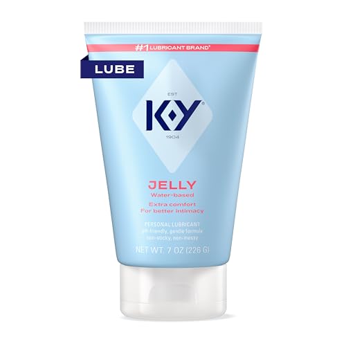 K-Y Jelly Water Based Lube for Sex Anal Lube Non-Greasy Water Based Personal Lubricant pH Friendly Sex Lube Can Be Used with Sex Toys for Women & Male Sex Toys Condom Friendly Personal