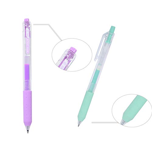 Bolígrafos Gel AIHAO 0.5 mm Retráctiles Multicolor x6 miniatura 2