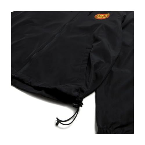 SANTA CRUZ Cruz Hooded Windbreaker L/S Jacket Black XXL Mens3