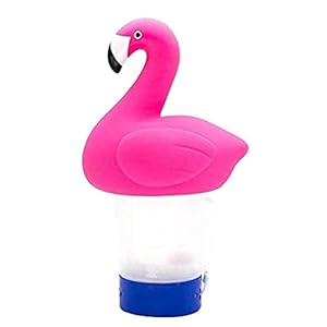 Hotaden Drijvende Dispenser, Drijvende Pool Chloor Dispenser Automatische Tablet Chemische Houder Flamingo Decoratie