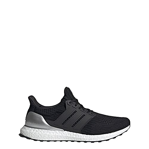 adidas Men's Ultraboost 4.0 DNA Trail Running Shoe, Black/Black/Silver Metallic, 72
