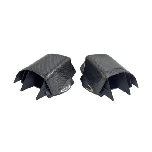 Motorcycle Fairing Side Wings Carbon Fiber Pattern V4s WINGLETKIT Fit for Ducati Fighter V4R Motorcycle Accessories V4 Fixed Wing V2 Fixed Winglet 2018-2024 Motorcycle Wing Spoiler(Bright)