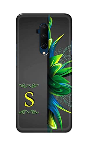 Image of Name II Initial II Letter Alphabet S Hard Back Case Cover for OnePlus 7T Pro /OnePlus 7 Pro Back Cover -(J5) VNS2222