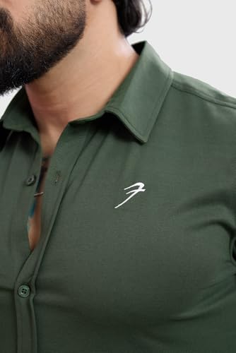 Image of FUAARK Mens Slim Fit Breathable, Lightweight & Stretchable Shirt for Casual wear