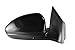 Dependable Direct Passenger Side Unpainted Side View Mirror Compatible with Chevy 2011-2015 Cruze, 2016 Chevy Cruze Limited - Power Operated, Manual Folding, Non-Heated - Parts Link #: GM1321420
