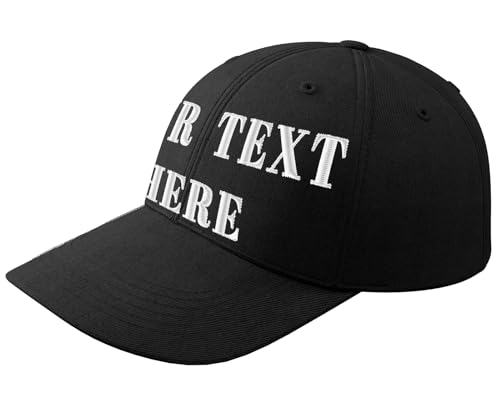 Bemaystar Gorra de Béisbol Personalizada con Texto Bordado, Gorra Ajustable Personalizada para Hombres y Mujeres, Ideal para Actividades, Deportes al Aire Libre y Uso Diario