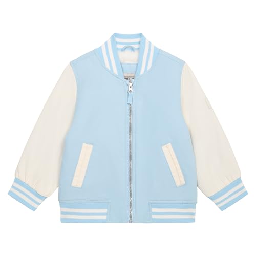 LONDON FOG Boys' Sherpa-Lined Midweight Varsity Jacket