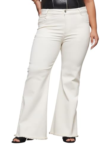 Image of Miss Chase A+ Women's Bootcut High Rise Regular Length Stretchable Denim Jeans