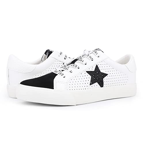 Image of VINTAGE HAVANA Grande Women's Fashion Sneakers | Star Tennis Shoes Womens | Low Top Slip On | Walking Comfortable Casual