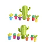 Bouchon de vin en forme de cactus : fabriqué en silicone, leur texture leur permet donc de fournir un joint hermétique en bouteille, bouchon de boisson
