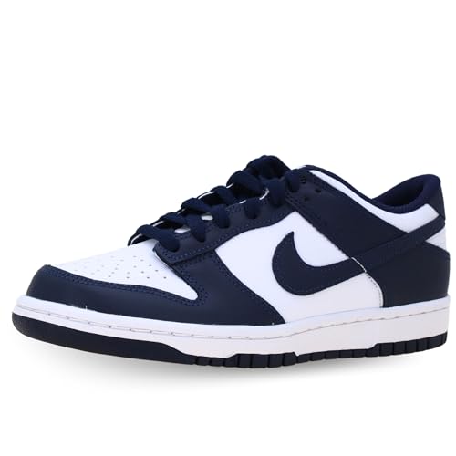 White Midnight Navy Nike GS Dunk Low