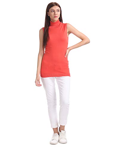 Image of U.S. POLO ASSN. Women's Cotton Solid Regular Fit T-Shirt
