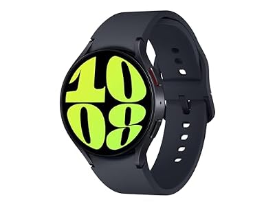 Samsung Galaxy Watch6 44mm, Smartwatch Analisi del Sonno, Monitoraggio Benessere, Batteria a lunga durata, Bluetooth, Ghiera Touch in Alluminio, Graphite (Ricondizionato)