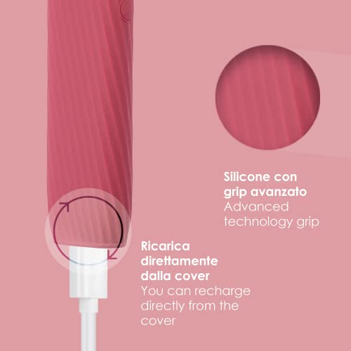 UPSHELL - Beschermhoes compatibel met IQOS ILUMA ONE van siliconen, beschermhoes voor elektronische sigaretten van hoge kwaliteit, nuttige accessoires voor elektronische sigaretten (FUCSIA) - Afbeelding 5