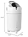 Garbage Can Creative Trash Can Cylinder Type Large Capacity Plastic Garbage Can with Lid Baby Diaper Pail for Living Room Bedroom Bathroom, 15 Liters Trash Bin