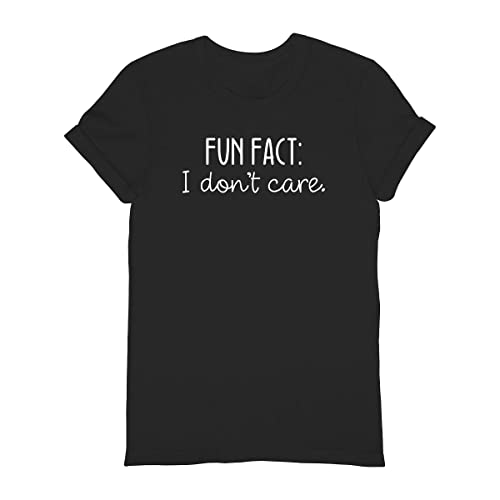 Fun Fact: I Don't Care Shirt, Inspirational shirt, Funny Graphic Tee, Unisex T-Shirt, Shirts With Sayings, Awkward, Introvert Tee, Sarcastic Shirt, Cute Sassy Gift, Funny Graphic Tee, Gift for Her