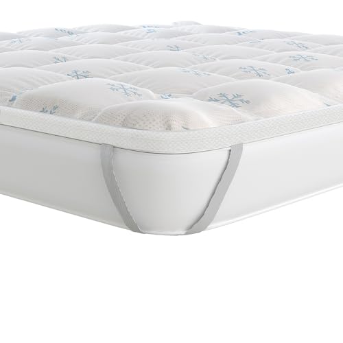 Topper Ice Matratzentopper, kühlend mit Gummibändern, 80 x 195 cm